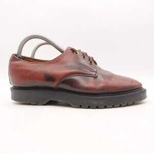 Solovair X Toast Gibson Burgundy Leather Men's Size UK 6 Lace Up Shoes